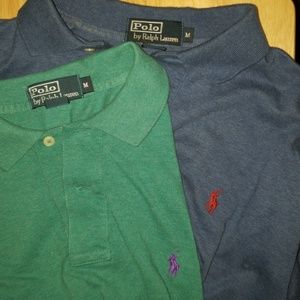 2 Men's M Polo by Ralph Lauren Shirts